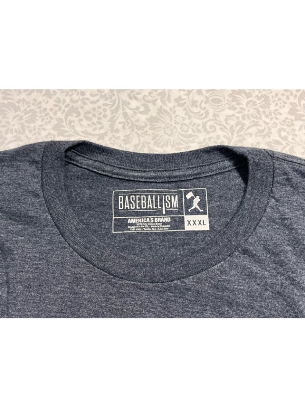 Baseballism Men's T-shirt 3XL Grey Field of Dreams Short Sleeve Crew Neck - Picture 5 of 6